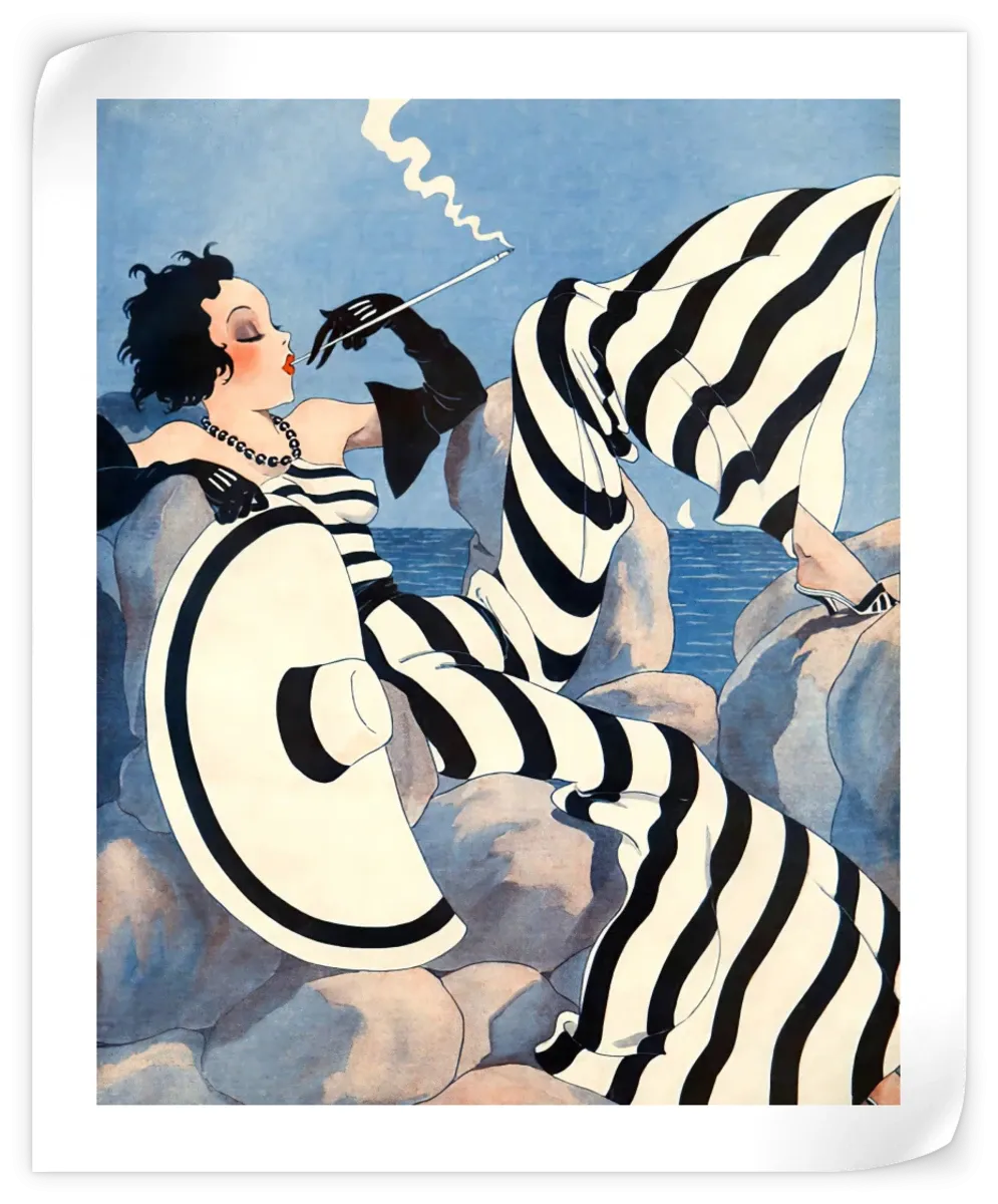 1933 French Fashion Wall Art