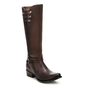 1X2DCS - Cuadra mocha fashion Paris Texas cowhide leather boots for women