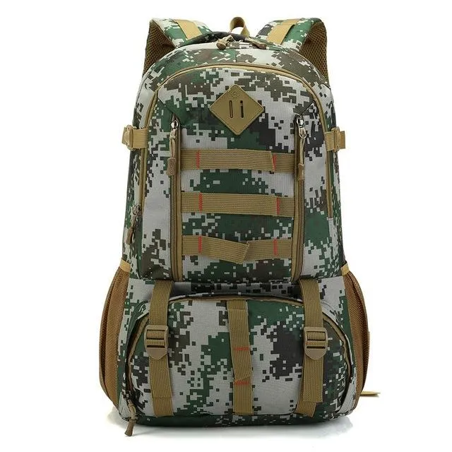 50L Military Camo Waterproof Tactical Backpack for Hiking Hunting Tour