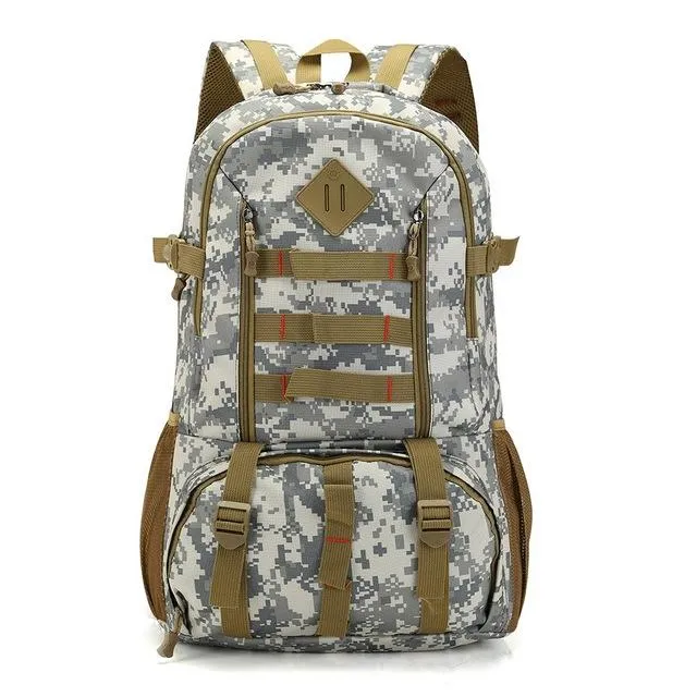 50L Military Camo Waterproof Tactical Backpack for Hiking Hunting Tour