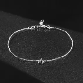 925 Pure Sterling Silver Wishbone Bracelet For Women