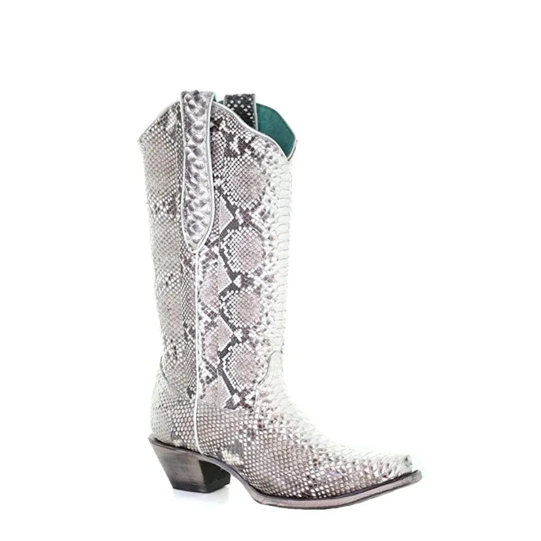 A3798 -  Corral western cowboy python snip boots for women