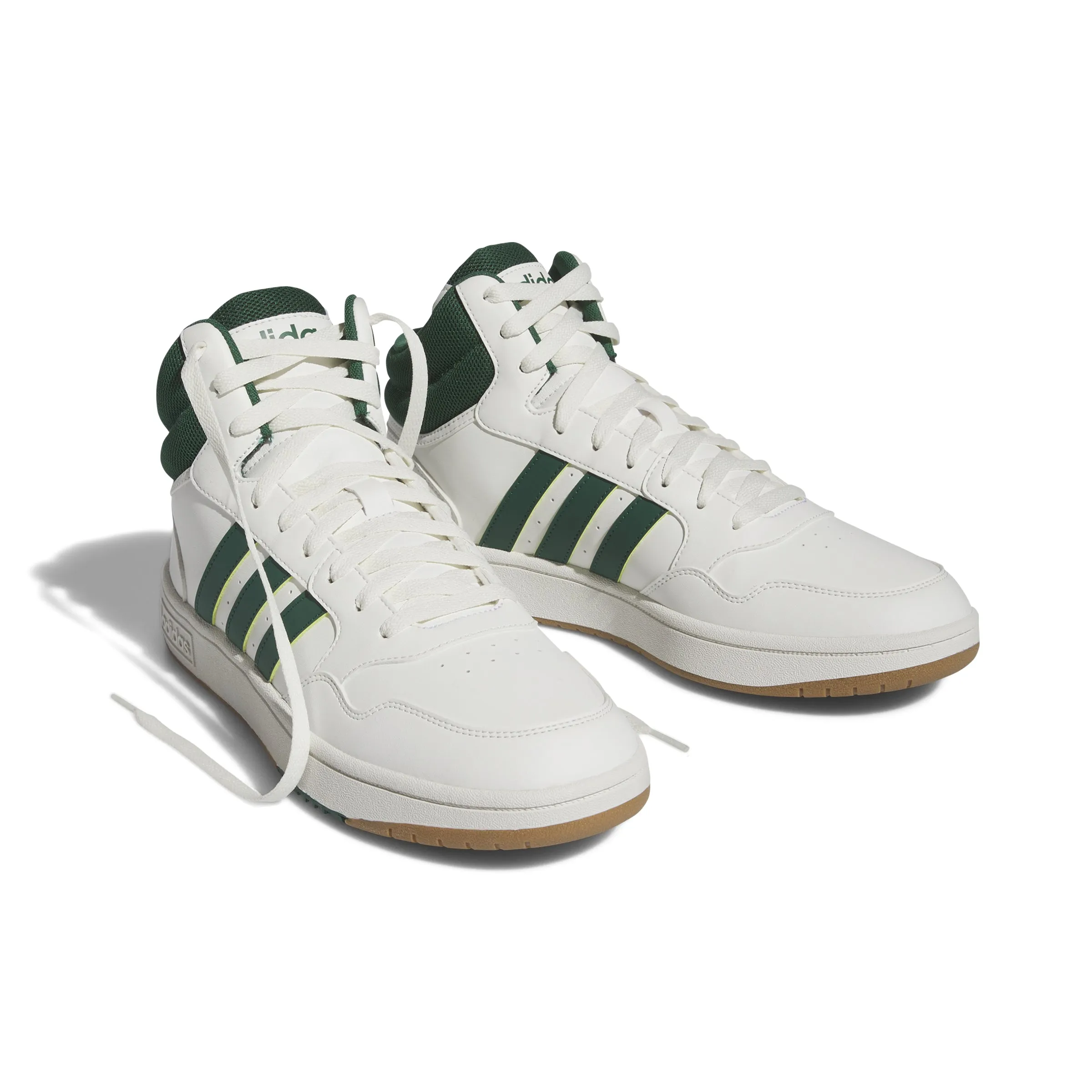 Adidas Hoops 3.0 Mid Classic Sneaker White Green IG5570