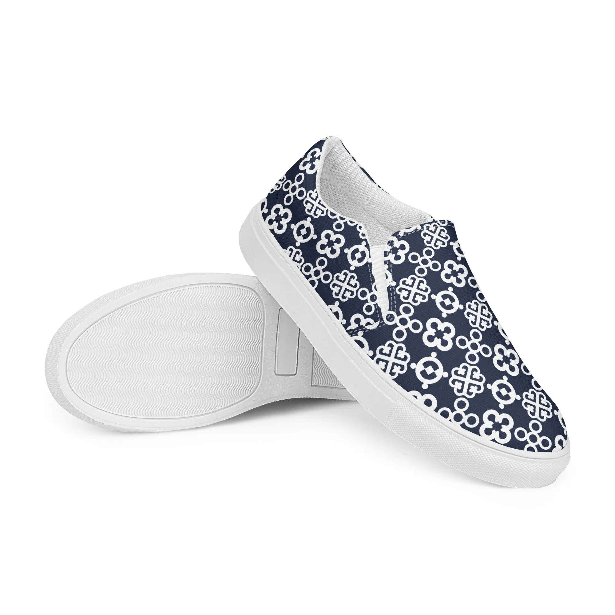 Adinkra Vibes Women’s slip-on canvas shoes