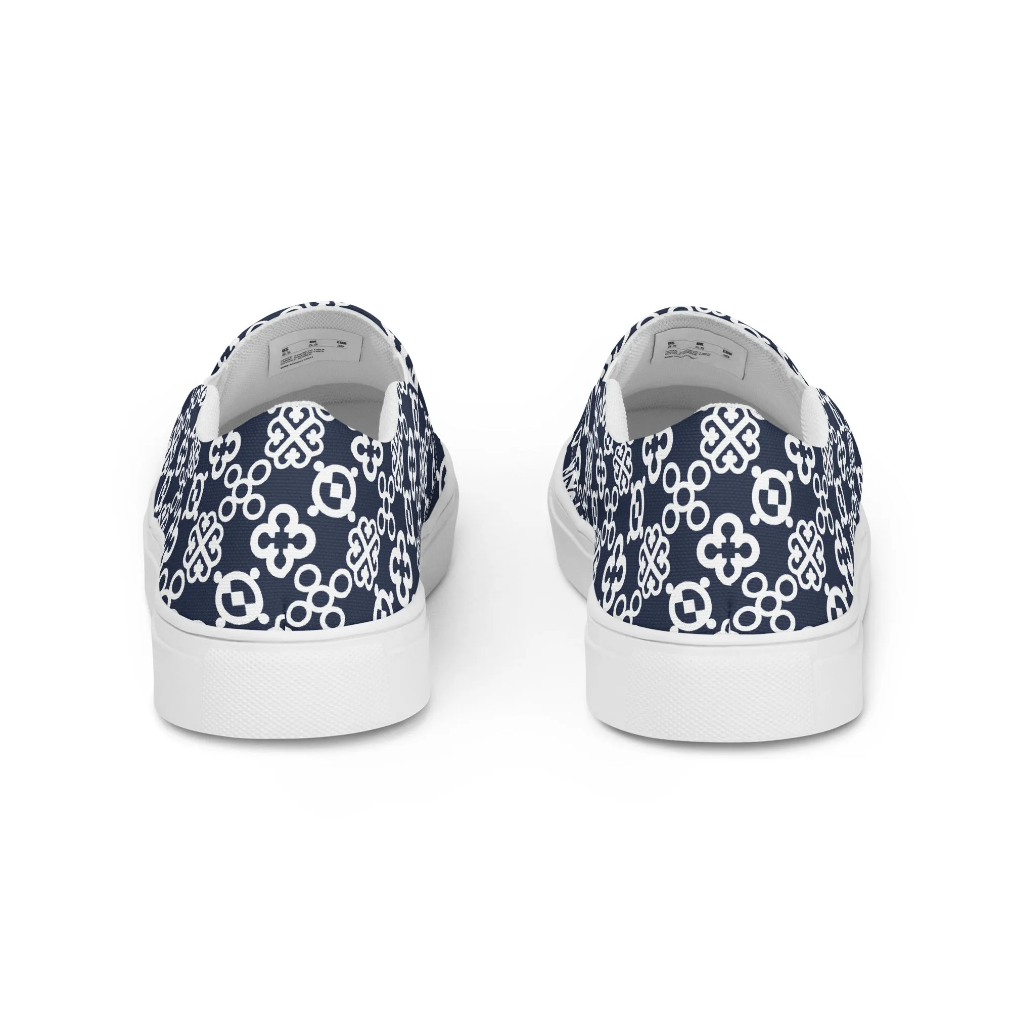 Adinkra Vibes Women’s slip-on canvas shoes