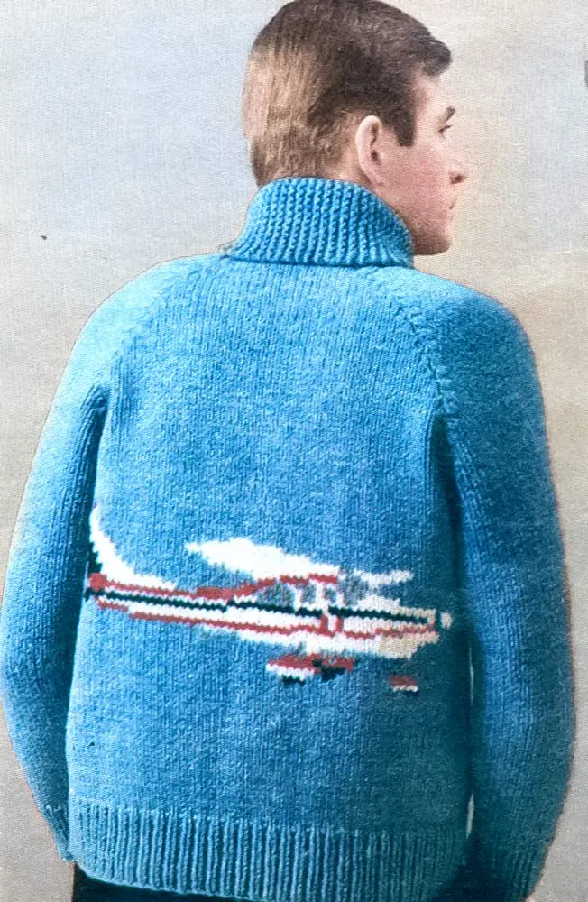 Airplane Cardigan Pattern