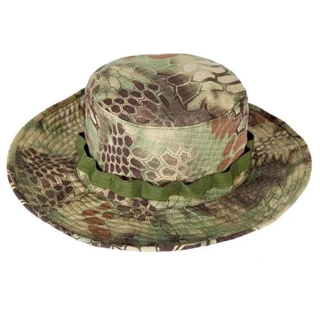 Airsoft Sniper Camouflage Nude Tactical Boonie Bucket Hats for Summer