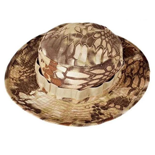 Airsoft Sniper Camouflage Nude Tactical Boonie Bucket Hats for Summer