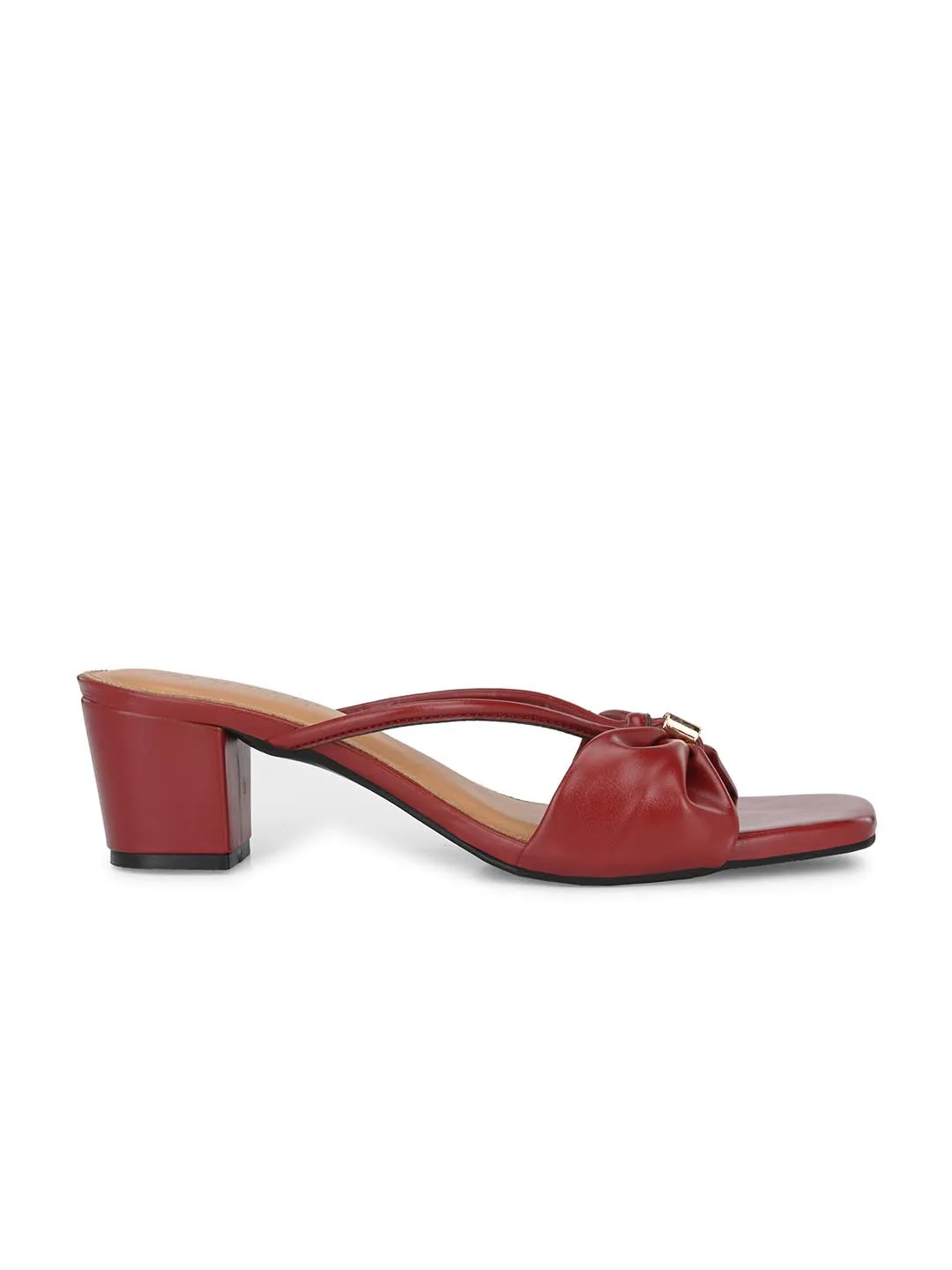 Alberto Torresi Synthetic Bordo Heel Striped Sandals for women