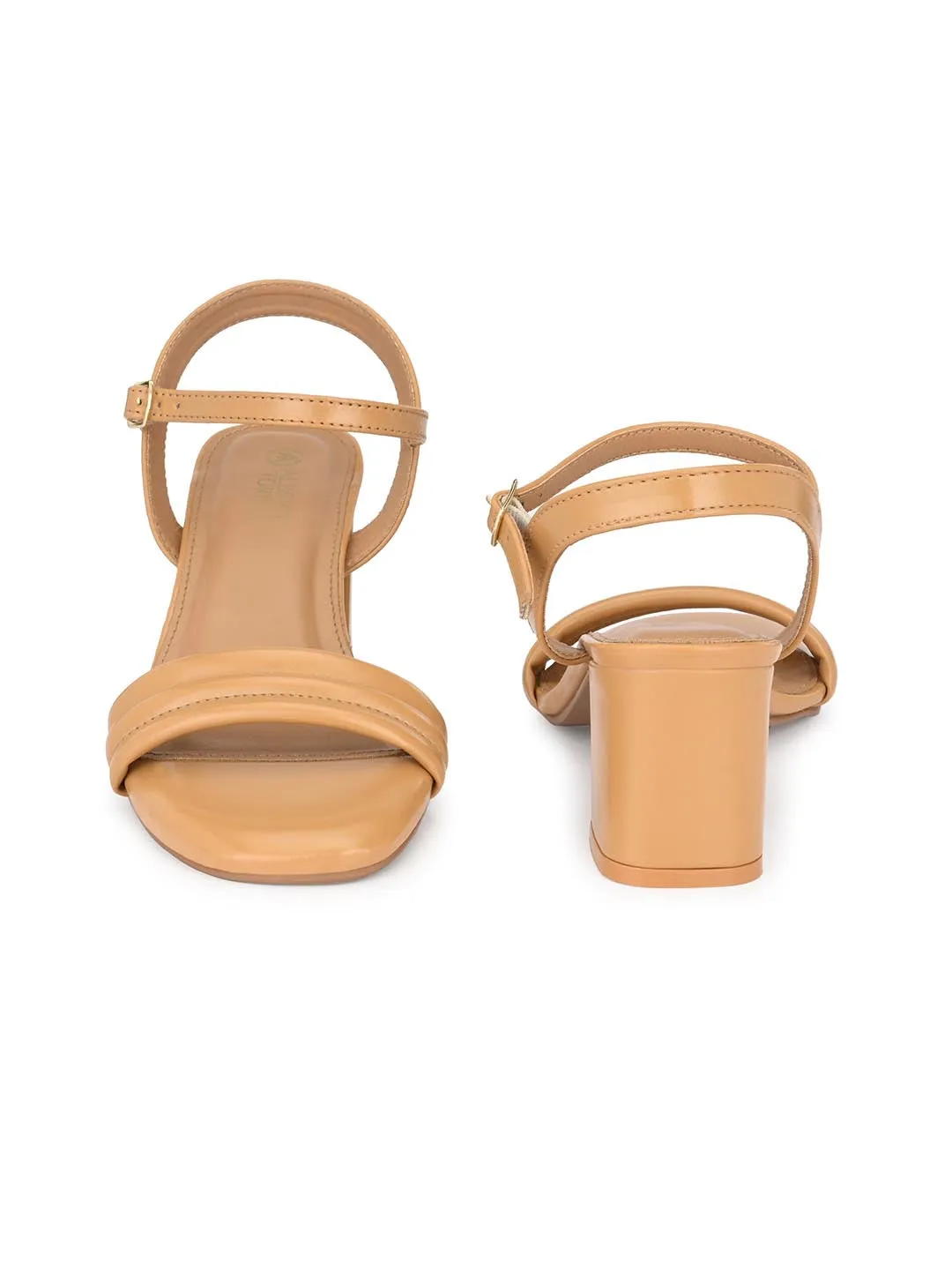 Alberto Torresi Synthetic Tan Heel Sandals for women