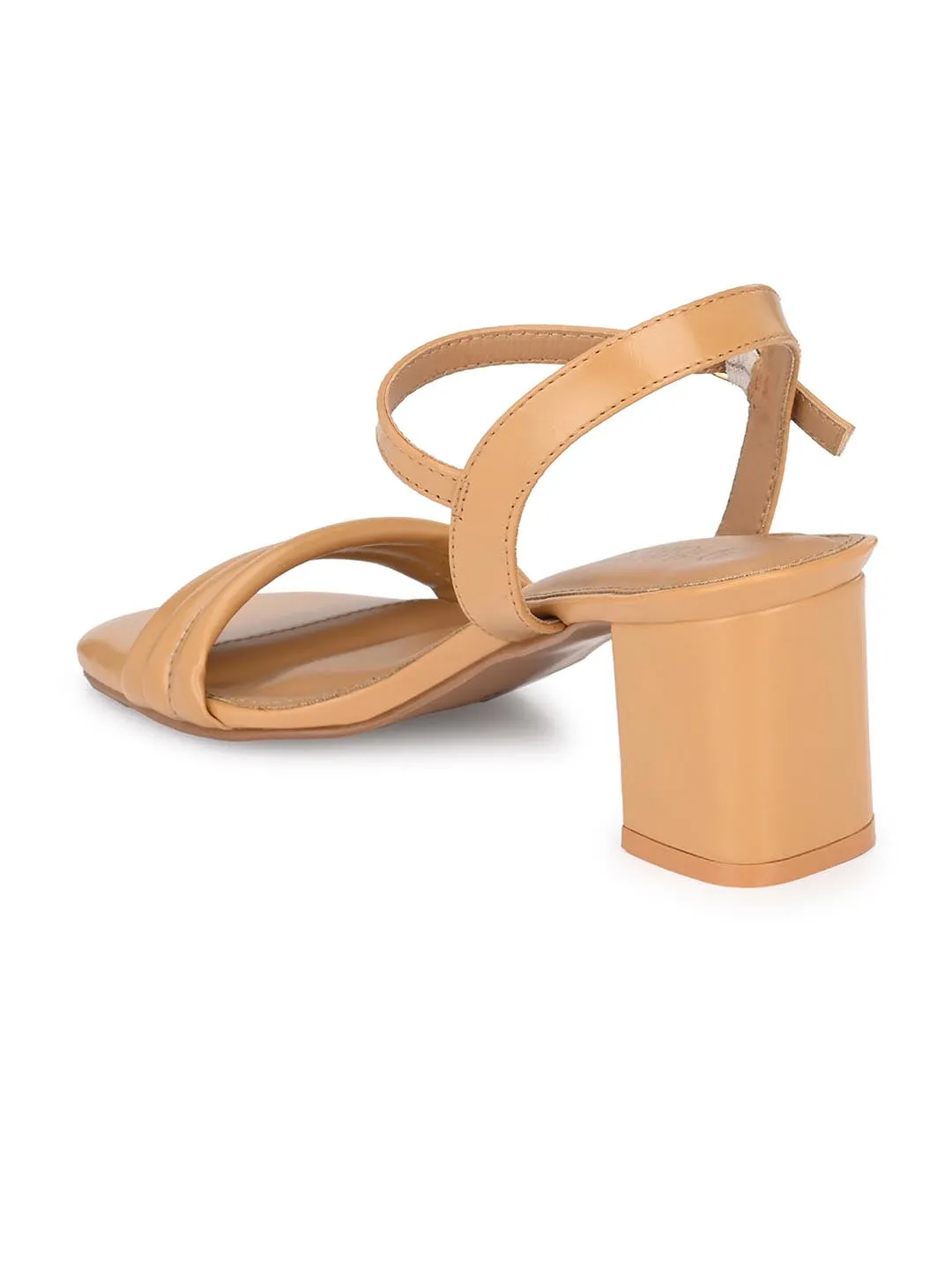 Alberto Torresi Synthetic Tan Heel Sandals for women