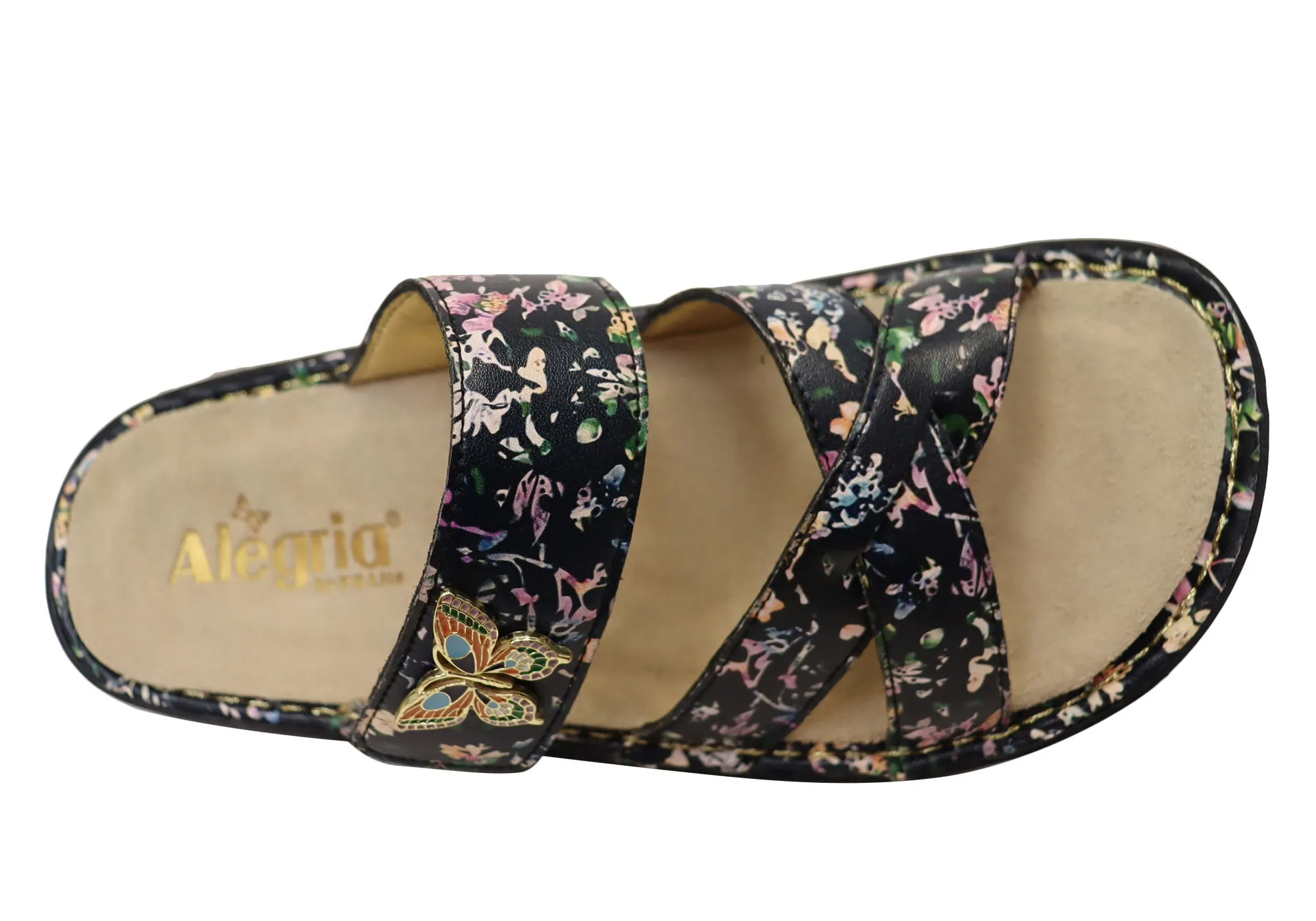 Alegria Victoriah Womens Comfortable Slides Sandals