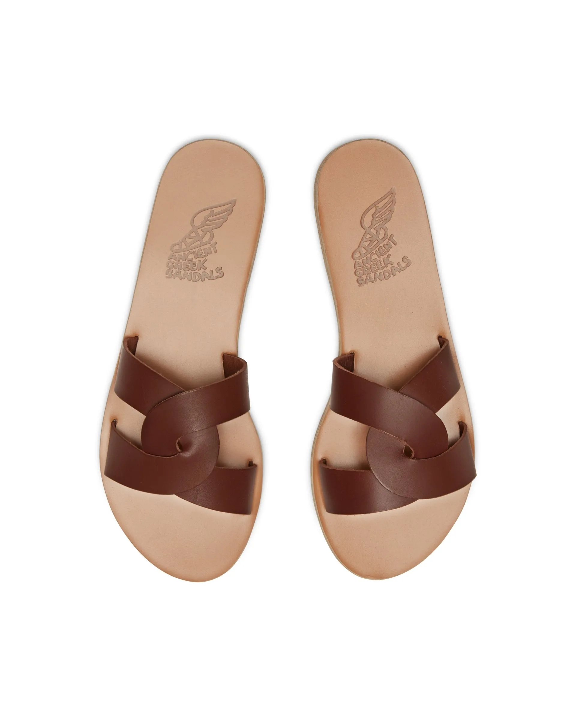 Ancient Greek Sandals Desmos Chestnut