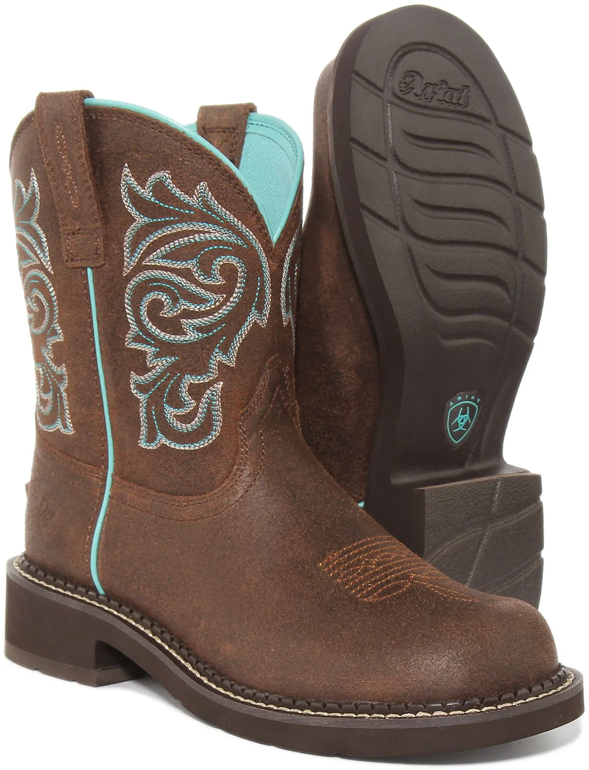 Ariat Fatbaby In Brown Blue For Women