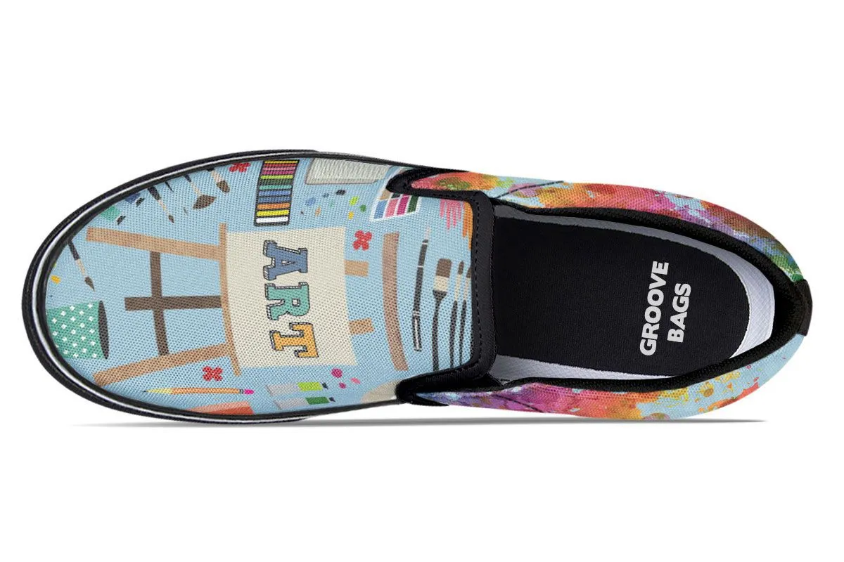 Art Teacher Slip-On Shoes