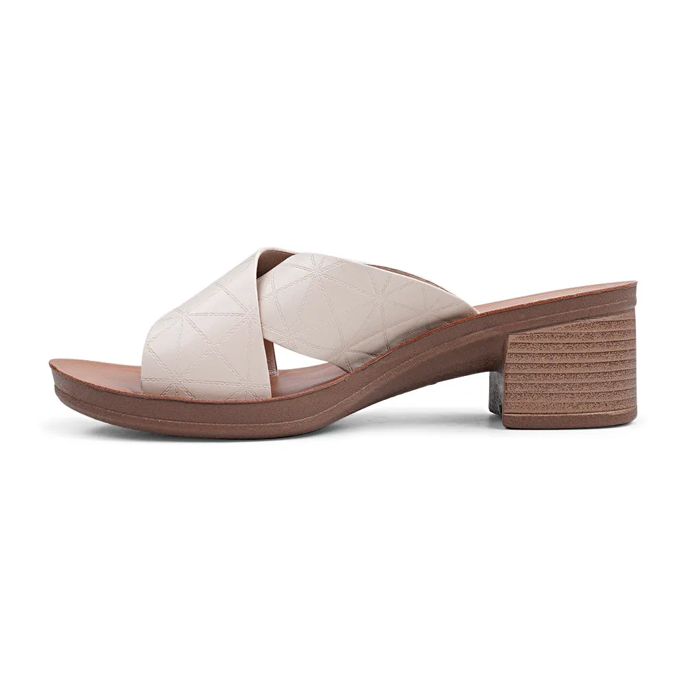 Bata PECKY Low-Block Slip-On Heel Sandal