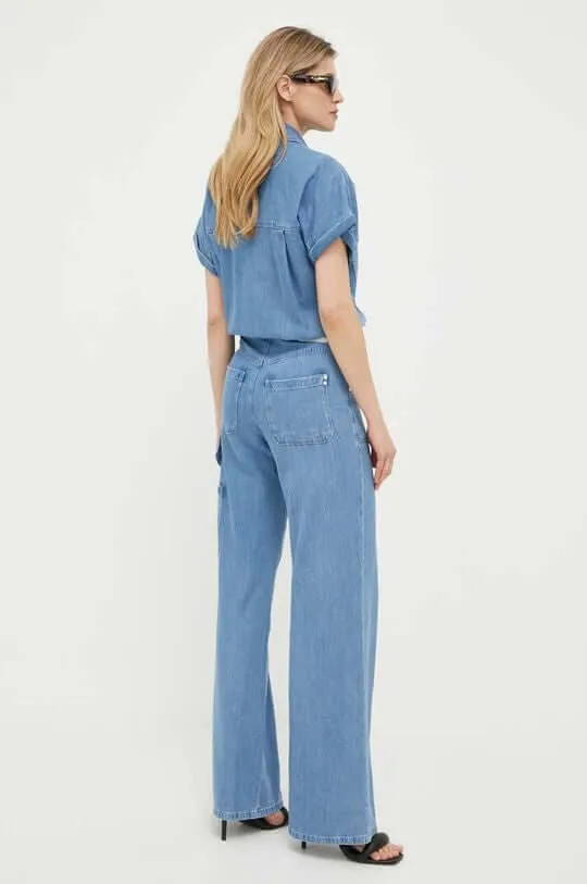 Bleached Tencel Wash Jumpsuit