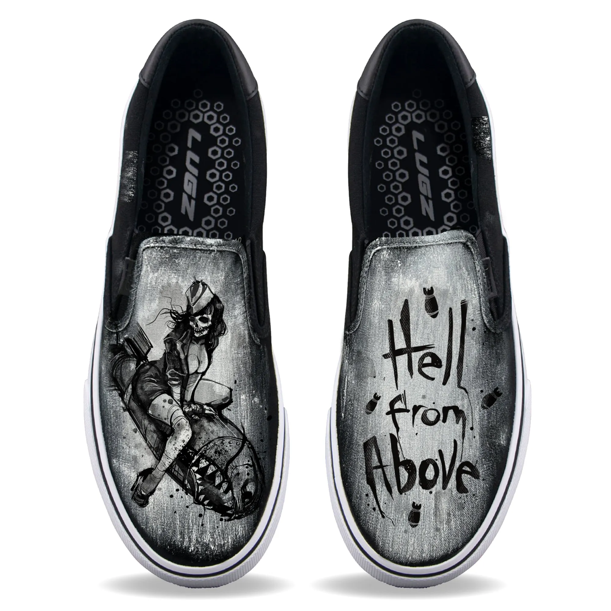 Bomber Girl Unisex Slip-Ons