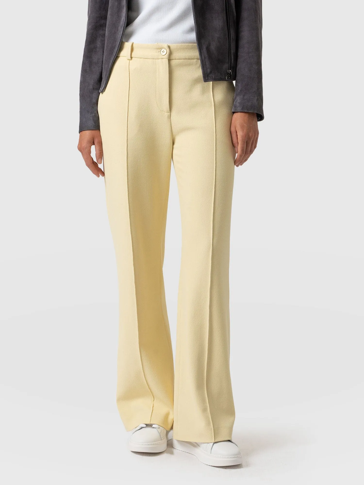 Cambridge Tailored Wide Leg Pant - Yellow