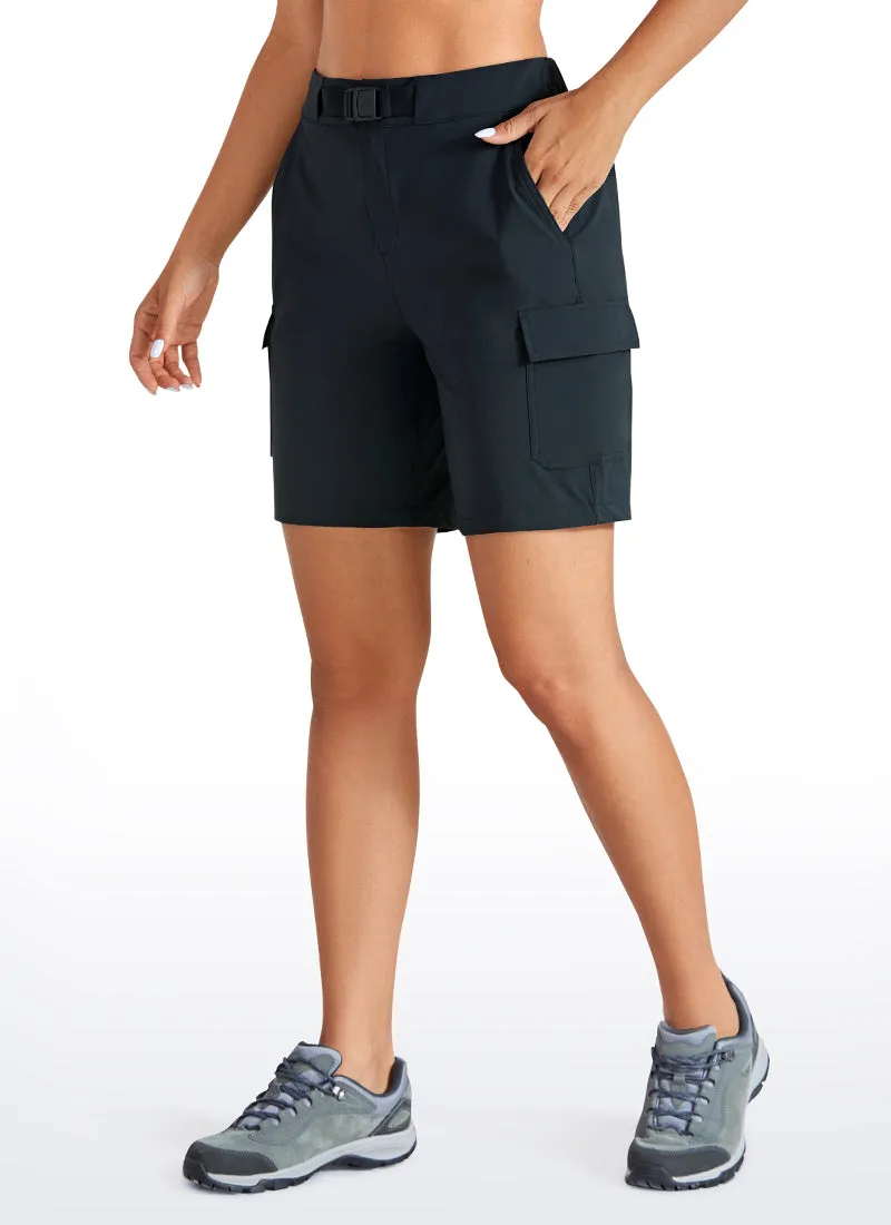 Cargo Mid-Rise Hiking Shorts with Belt Loops 7"