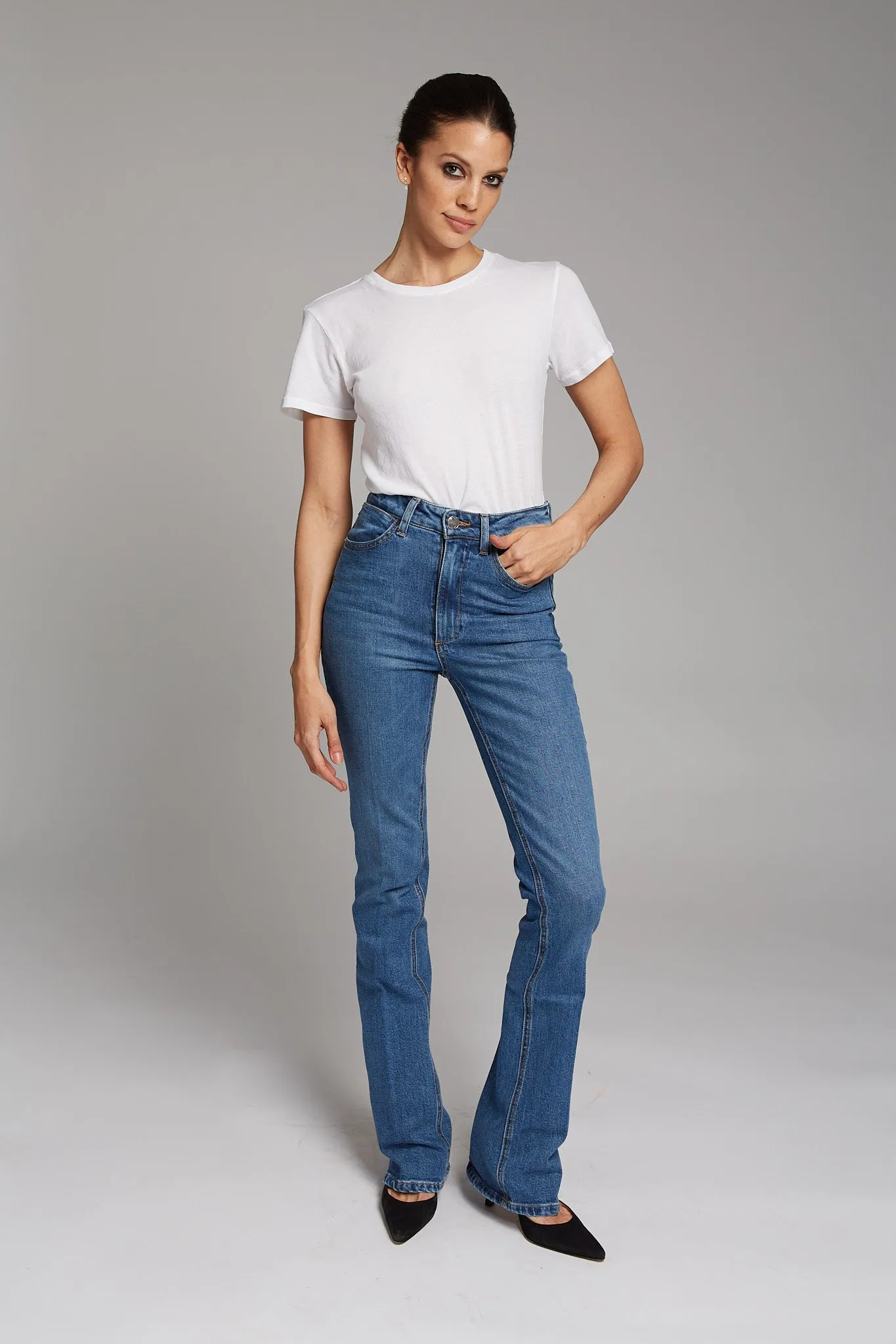 Charlotte Micro Flare Denim