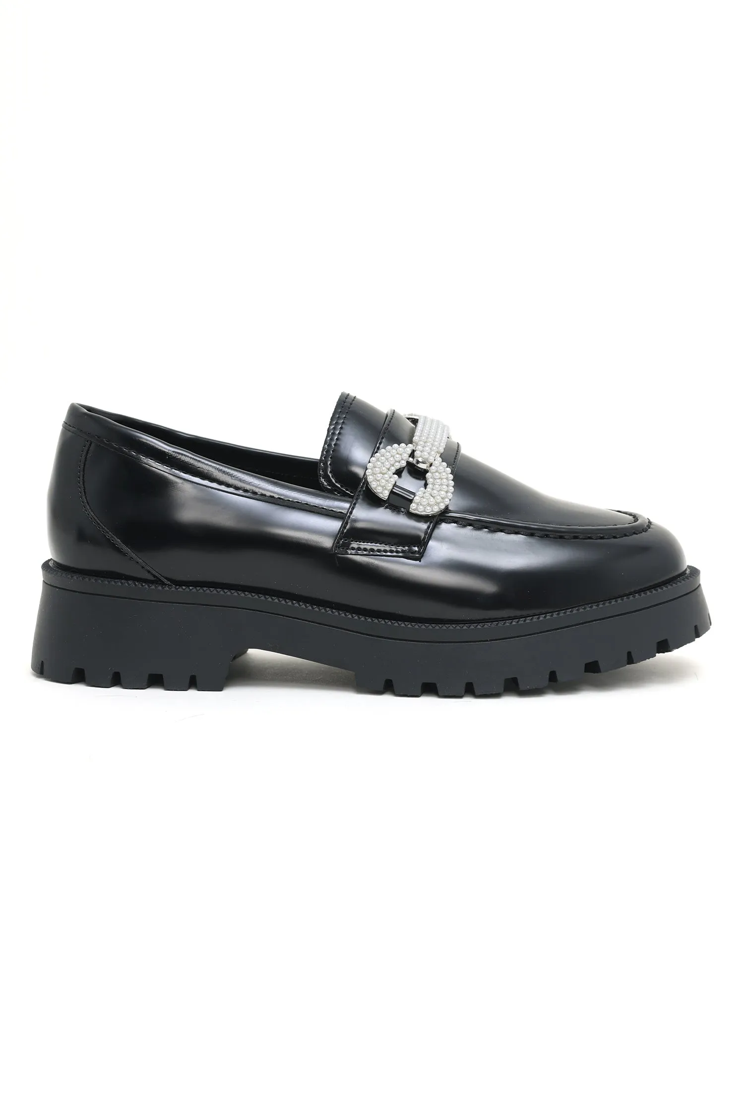 CHUNKY SLIPONS-BLACK