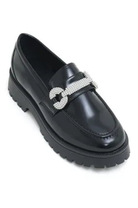 CHUNKY SLIPONS-BLACK