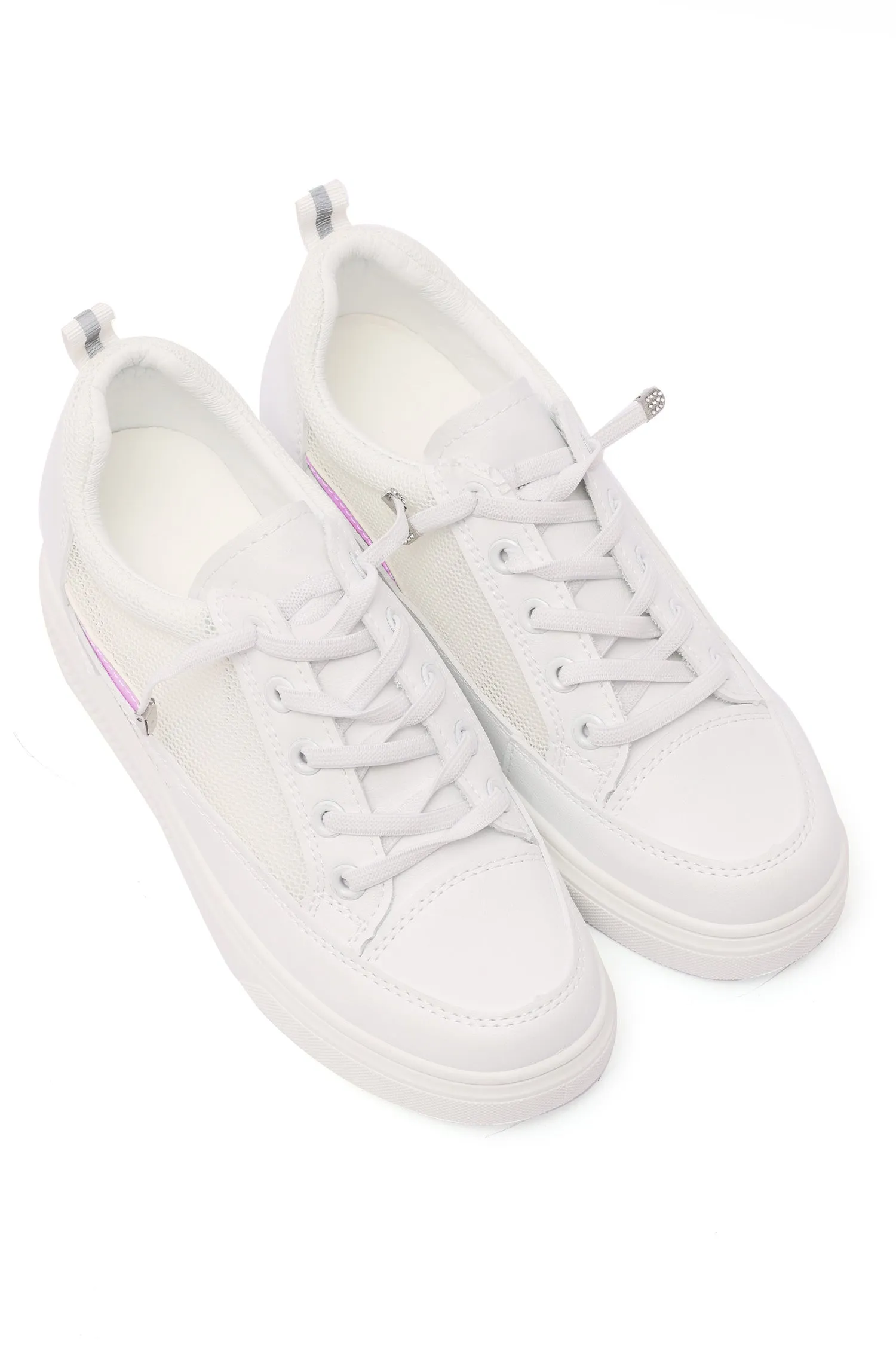 CHUNKY SNEAKERS-WHITE/PINK