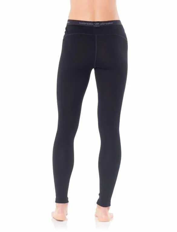 icebreaker Merino Base Layer Women's 260 Tech Leggings Tights - Black