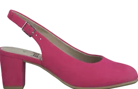 Jana Ladies Block Heel Sling Back Shoe 29460-42 556