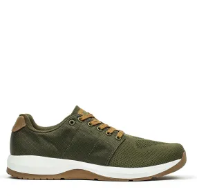 Men's Ballistic Trainers - Green   White   Gum