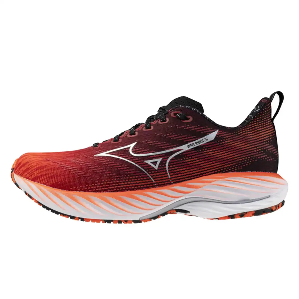 Mizuno Wave Rider 28 Unisex | Mizuno Ignition Red/silver/black