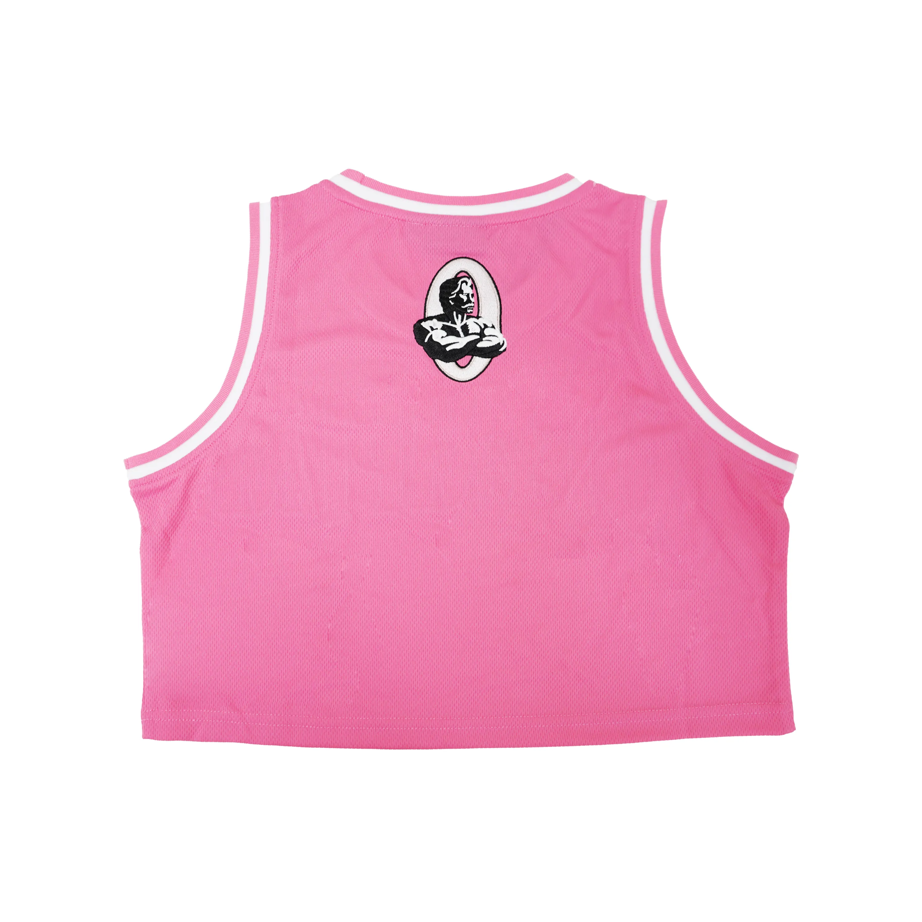 Olympia Women's Crop Basketball Jersey Pink