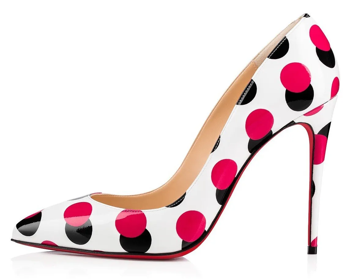 'Pigalle Follies' Patent Polkadots 100 mm Pumps