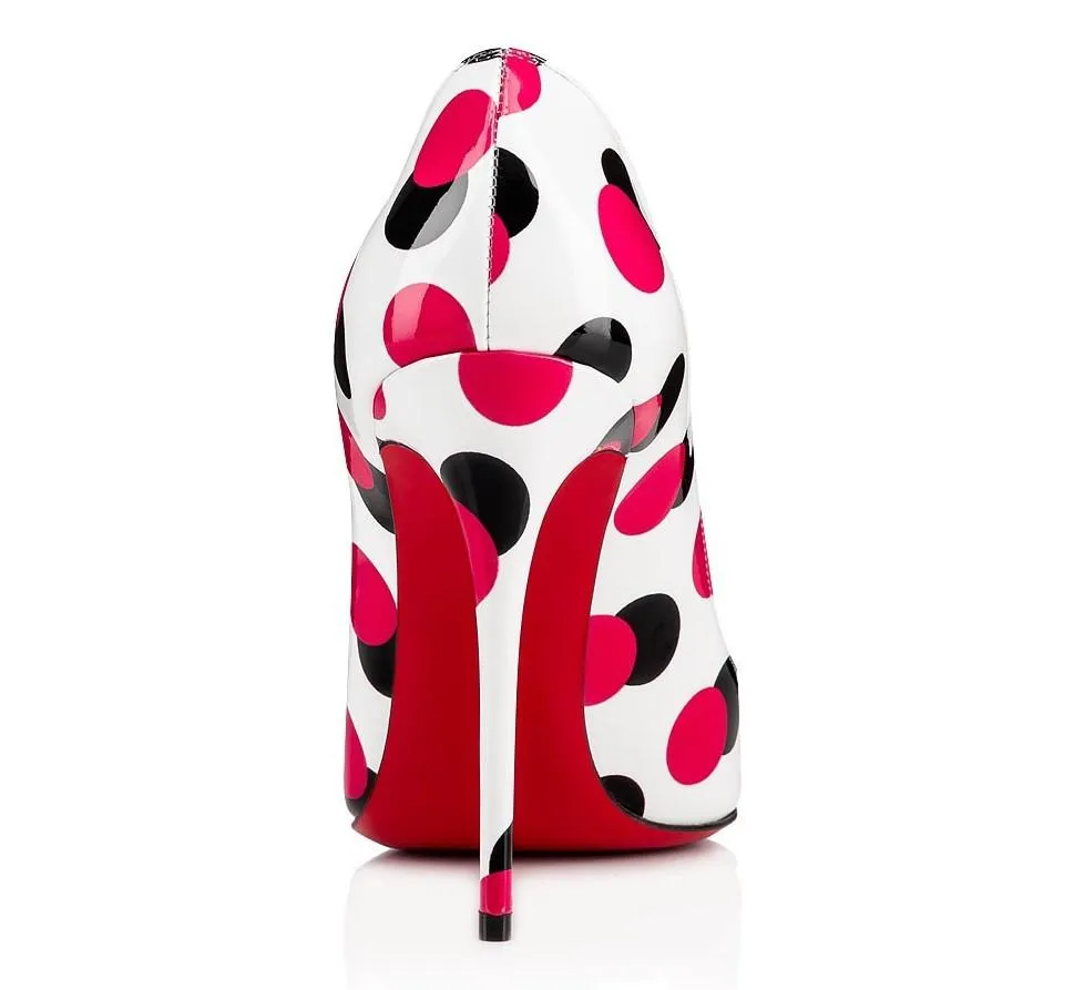 'Pigalle Follies' Patent Polkadots 100 mm Pumps