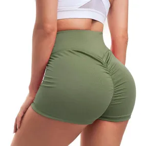 Scrunch Bum High Waisted Shorts