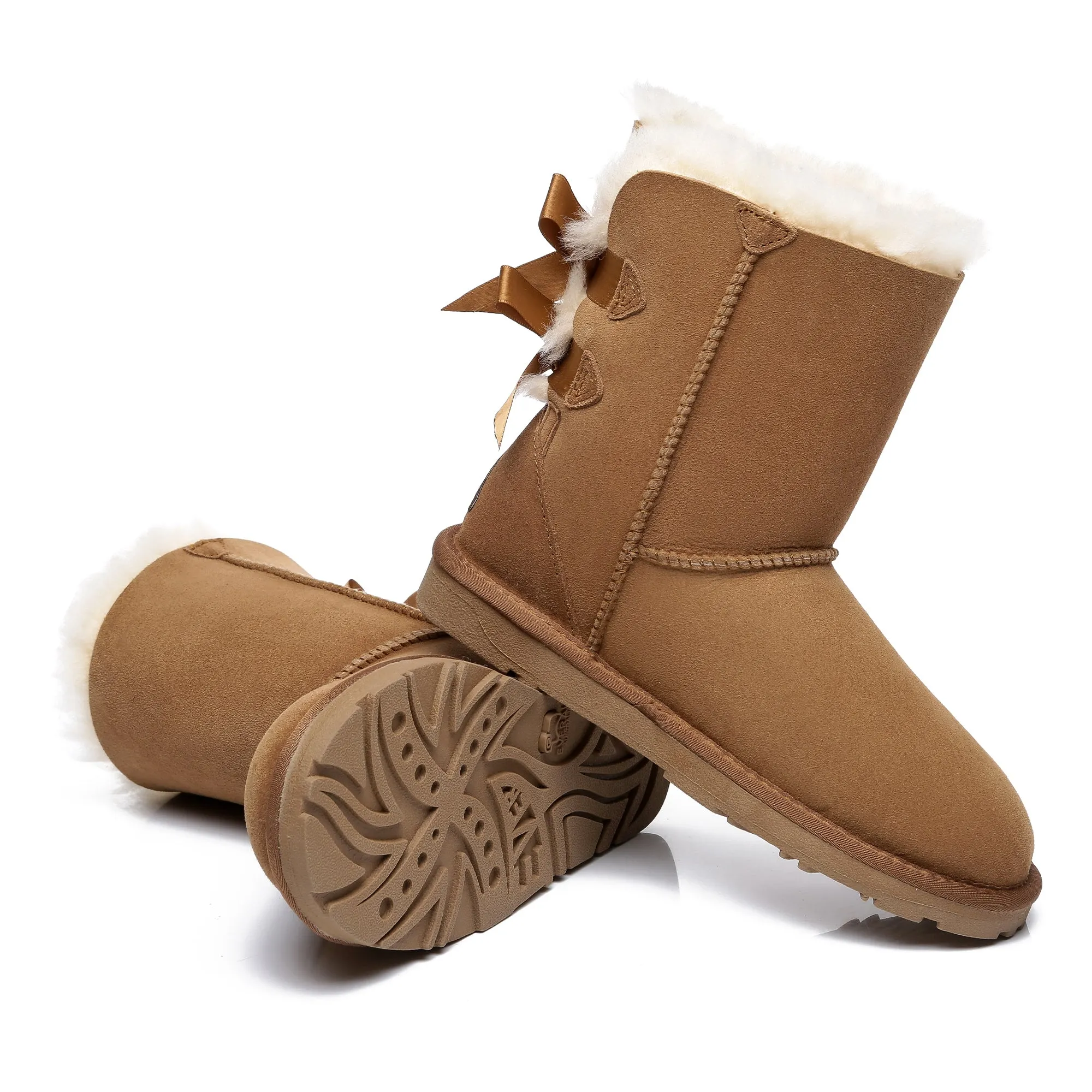 Short Double Bow Women UGG Boots