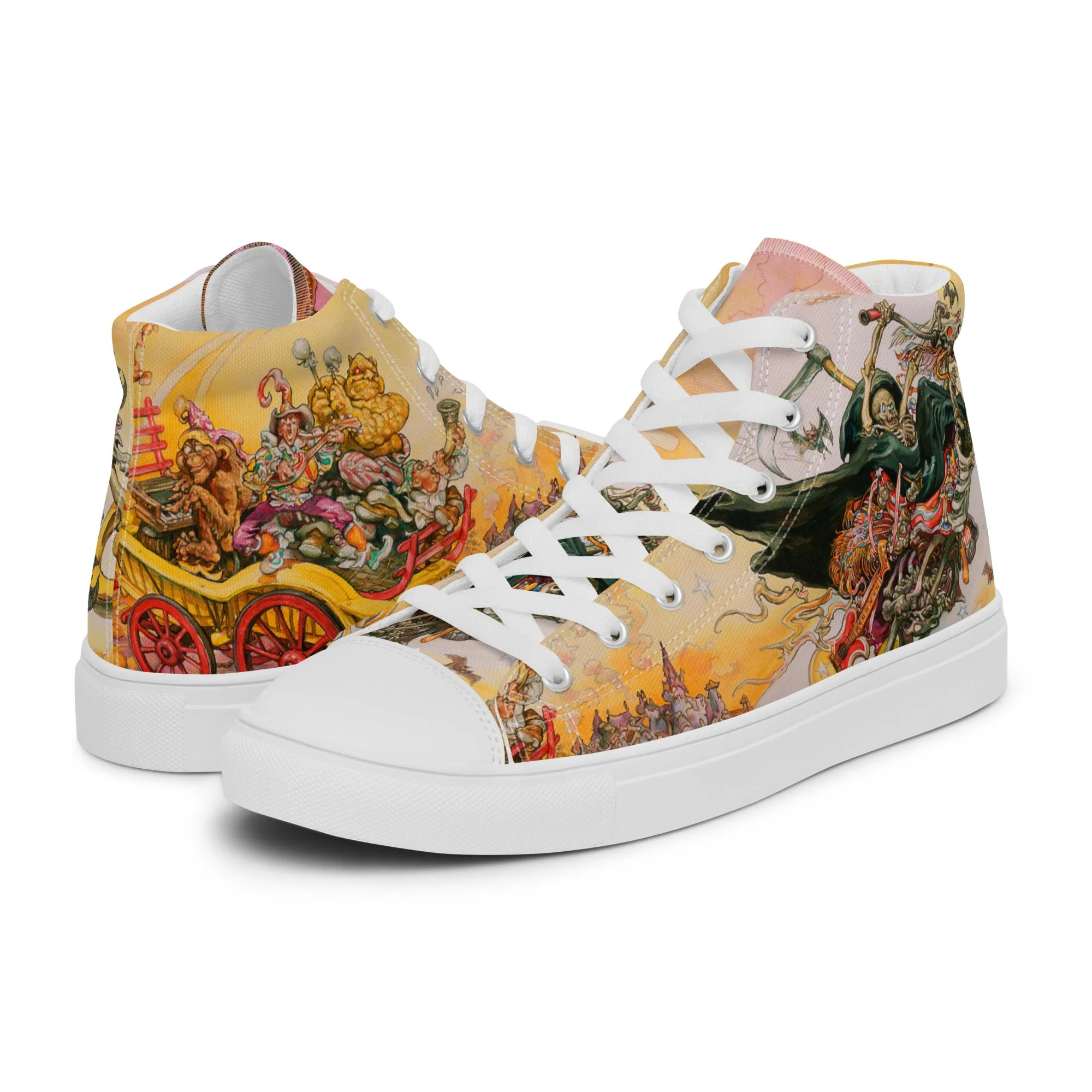 Soul Music Women’s high top canvas shoes - Free Shipping *US SIZES SHOWN! USE CHART!