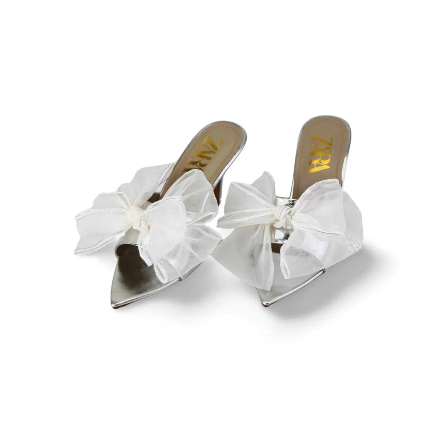 Stylish Mules with Satin Ribbon Bow for Women - Elegant and Comfortable Shoes for Any Occasion