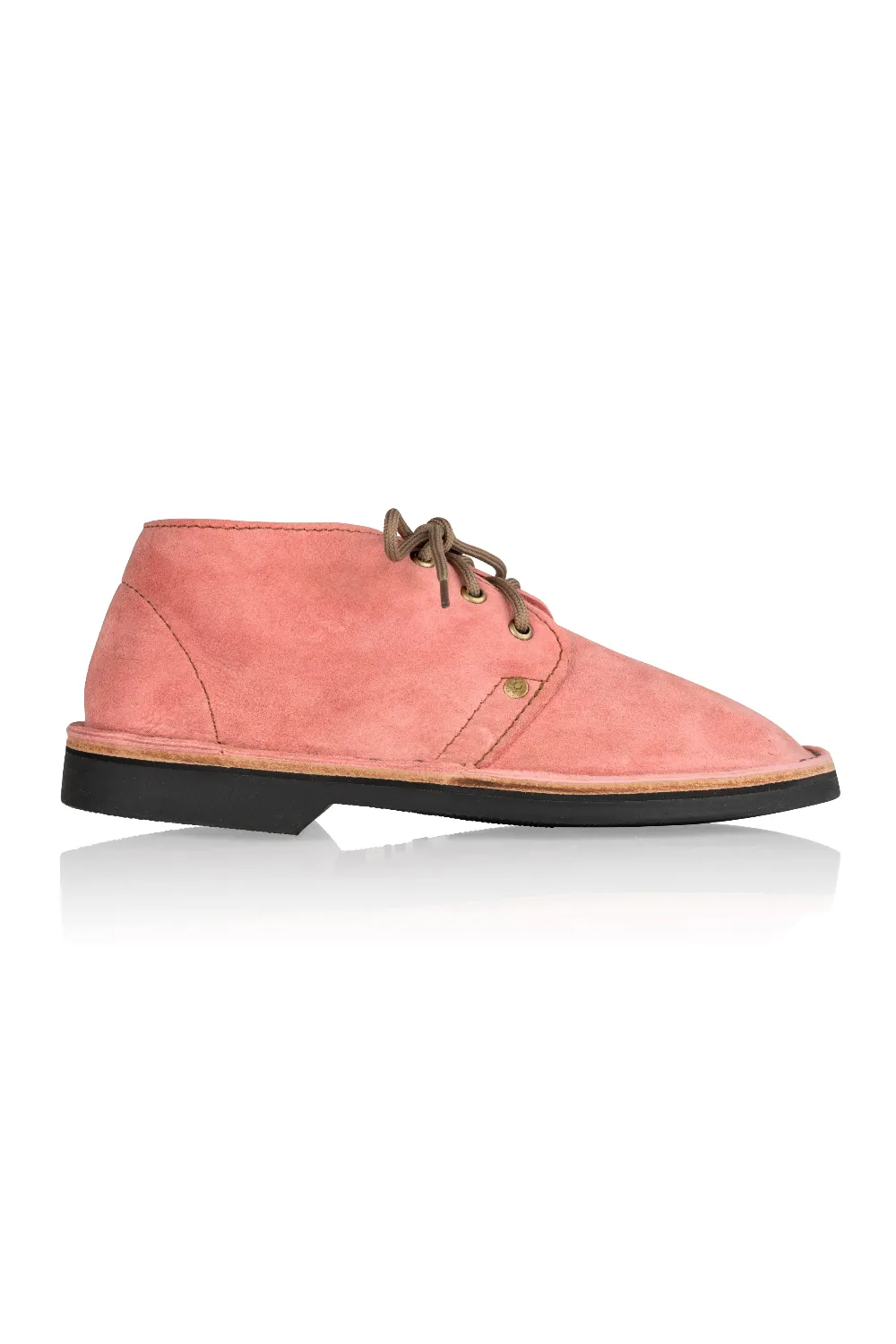 Suede Erongo Vellies in Grapefruit