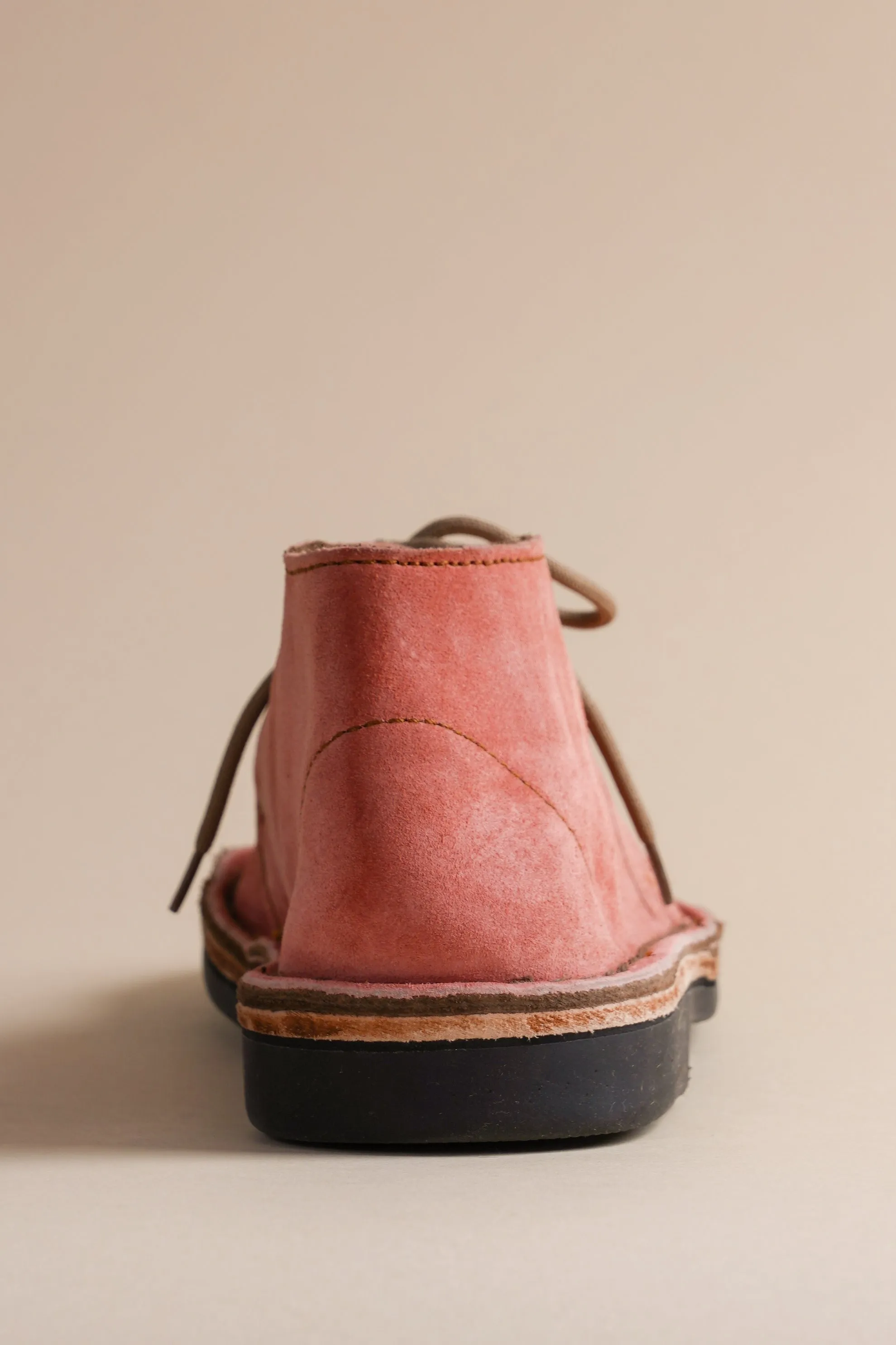 Suede Erongo Vellies in Grapefruit