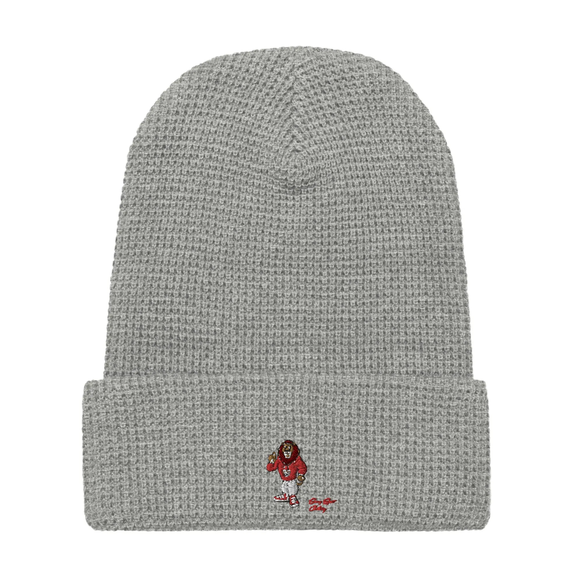 Swag Lion Embroidered Waffle beanie