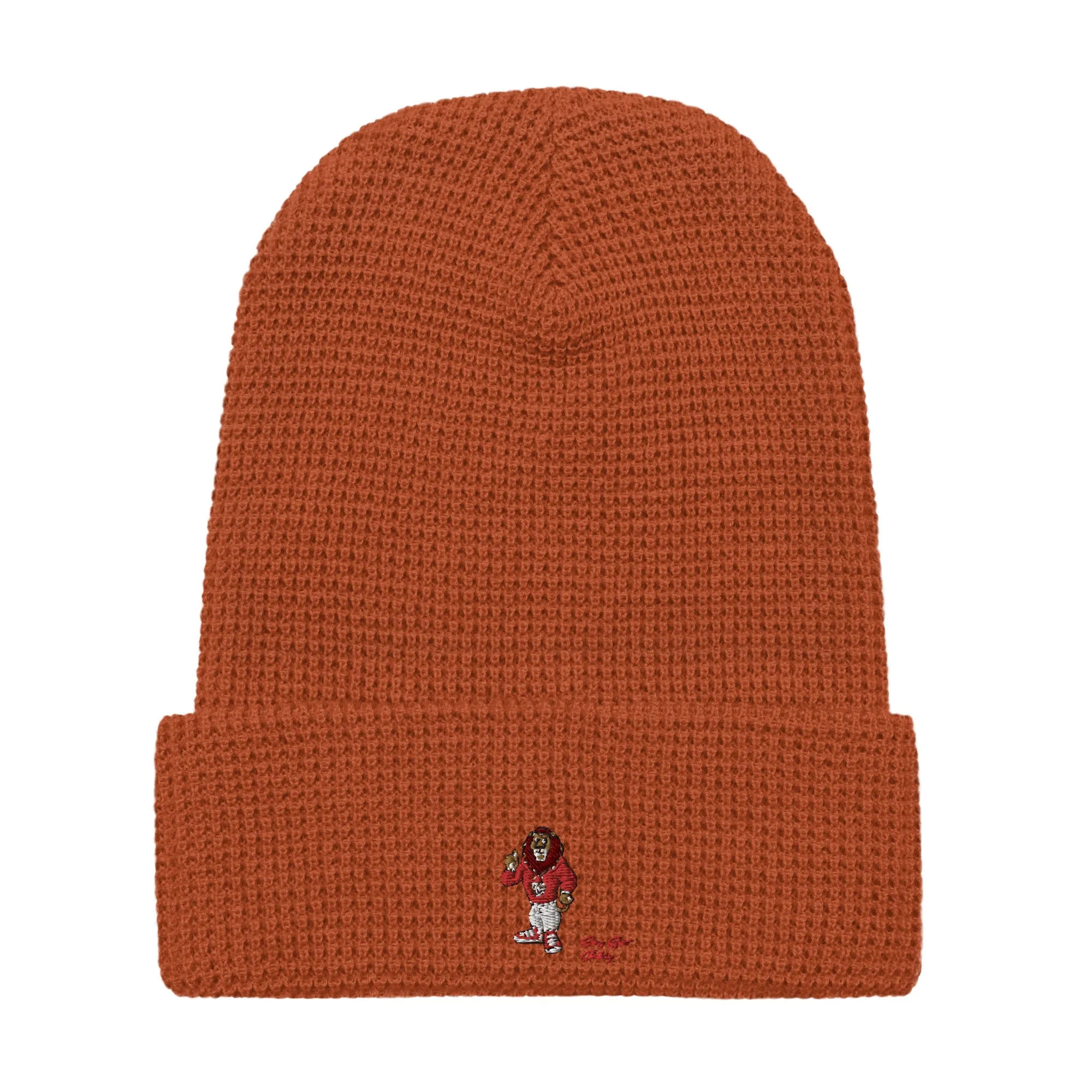 Swag Lion Embroidered Waffle beanie