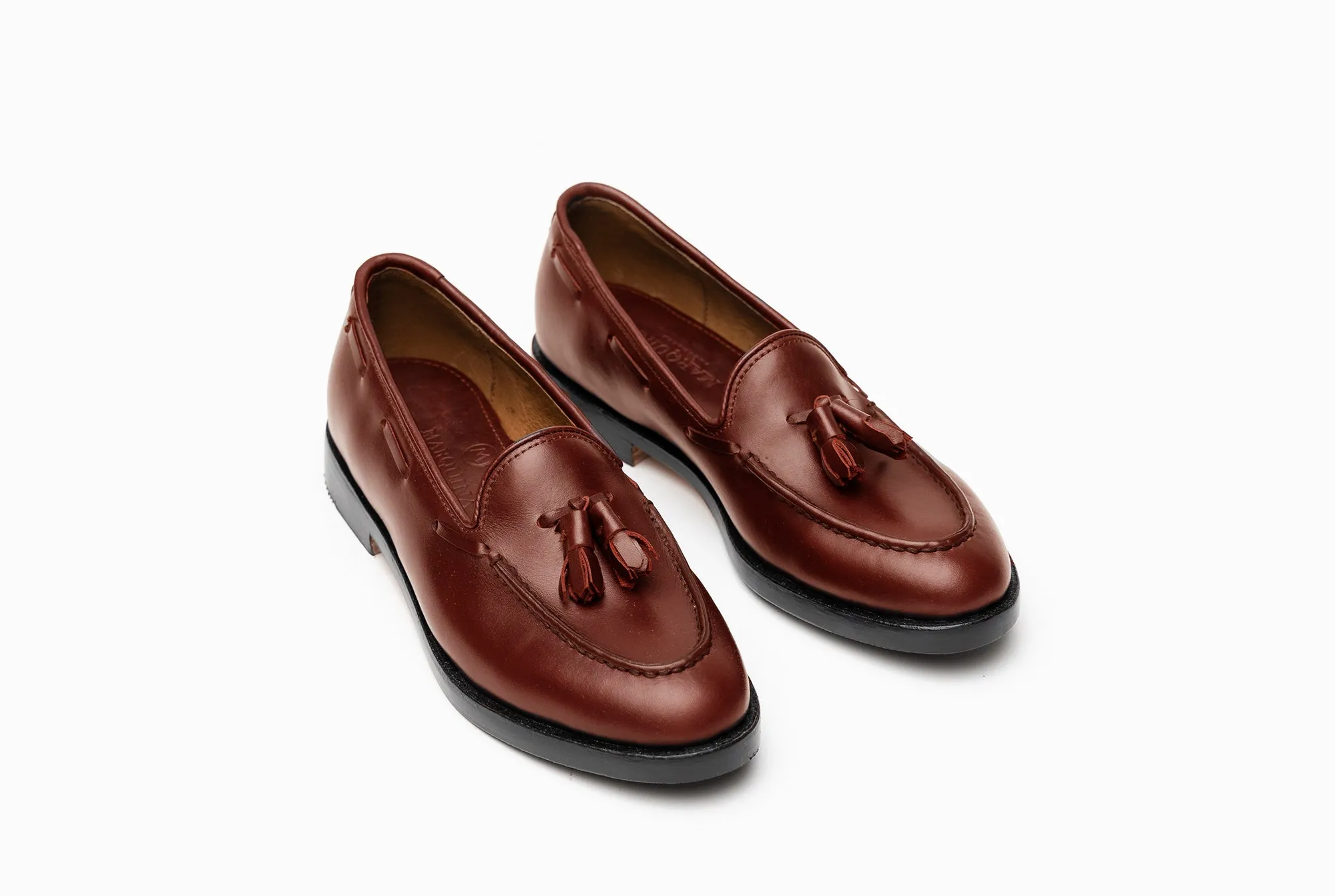 The Bonnie Tassel Loafers - Chestnut Brown