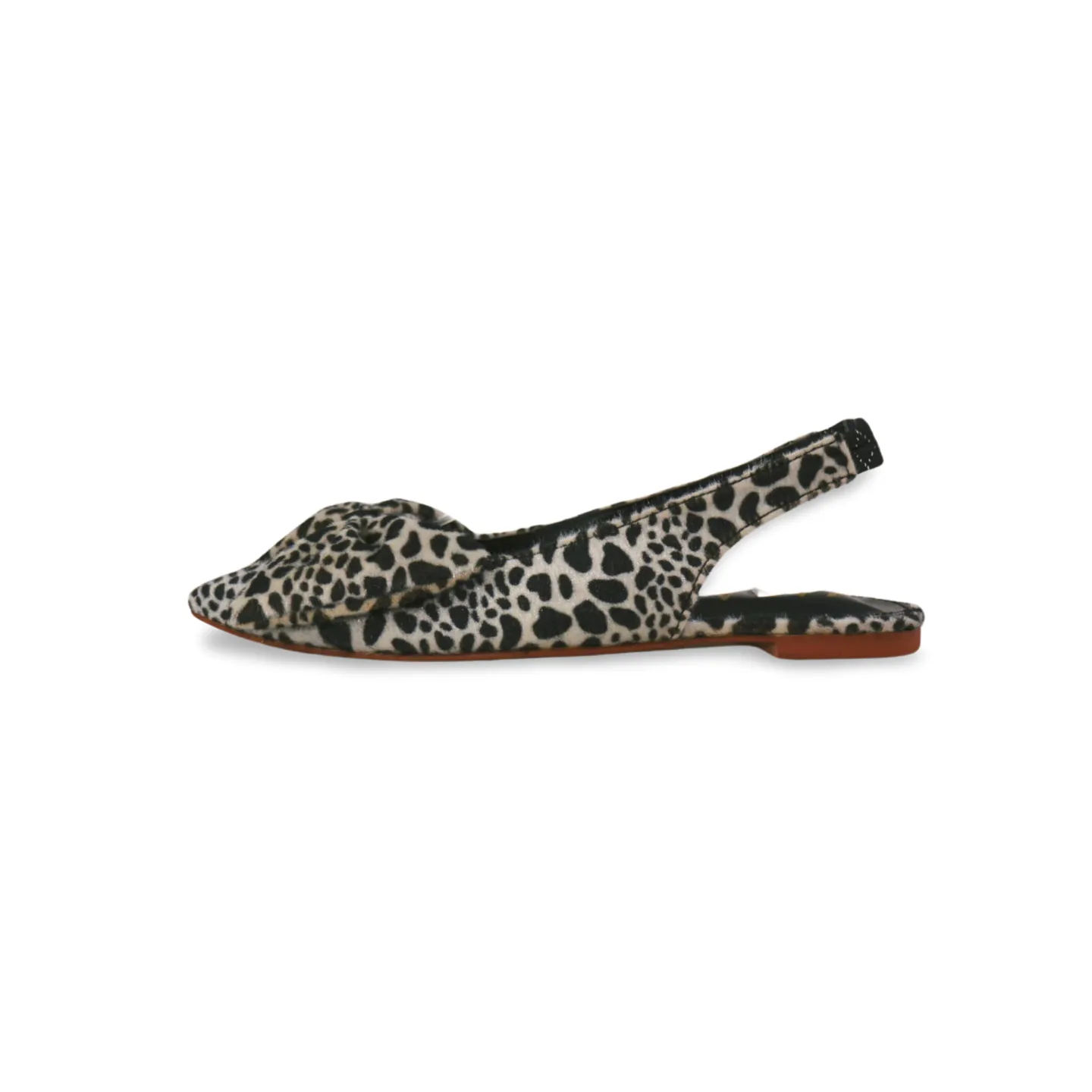 Trendy Leopard Print Sling Back Flats Mules - Comfortable and Stylish