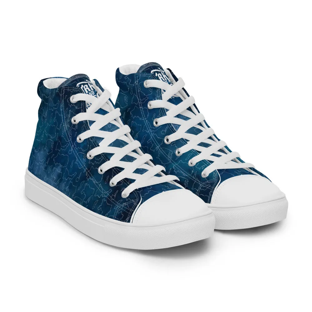 Turq Women’s High Top Canvas Shoes