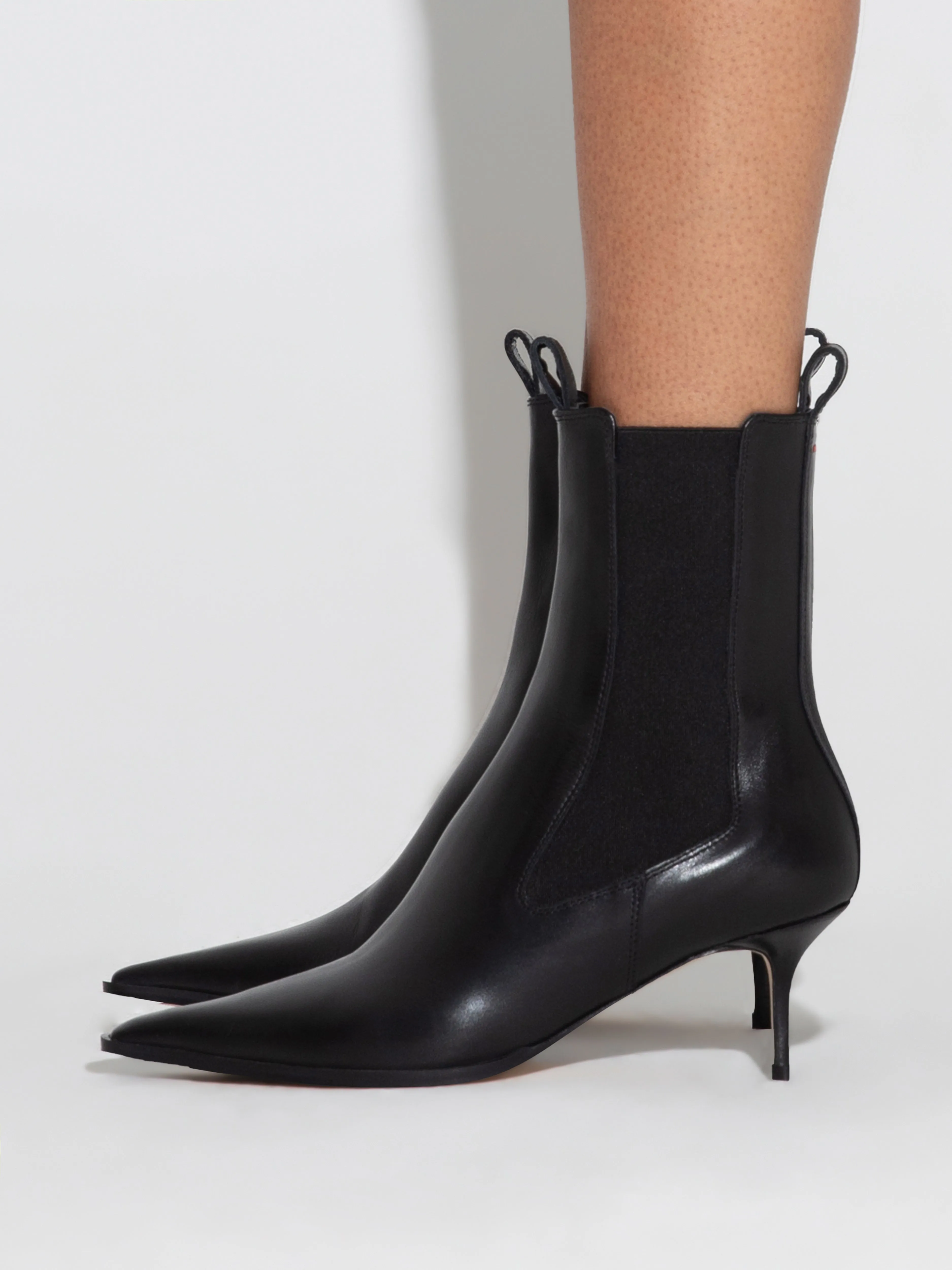 Valeria Leather Chelsea Boots