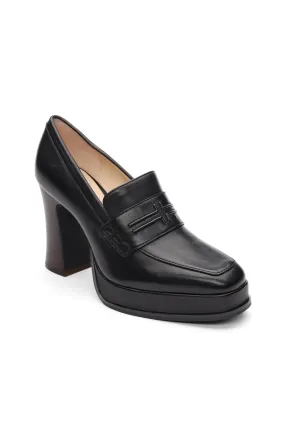 WESTLAKE LOAFER WITH MID STACK HEEL