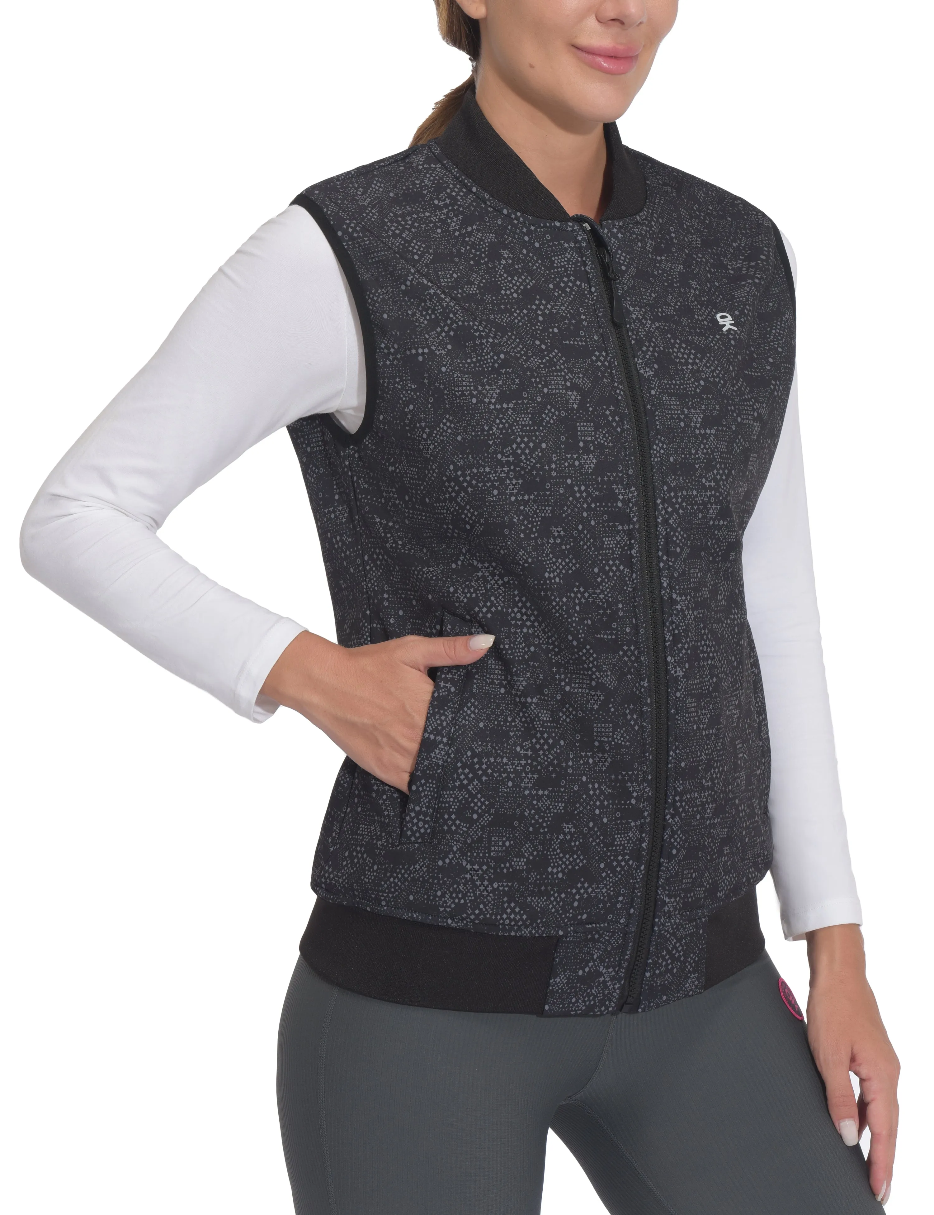 Women's Casual Lightweight Softshell Fleece Lined Golf  Vest