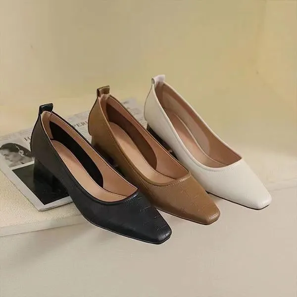 Women's Casual Professional Low Heel Pumps 10498220S